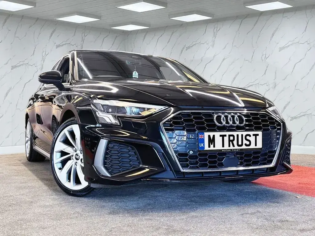 Used Audi A3 Sportback S-Line 150 HP (110 kW) 2020 Black Hatchback