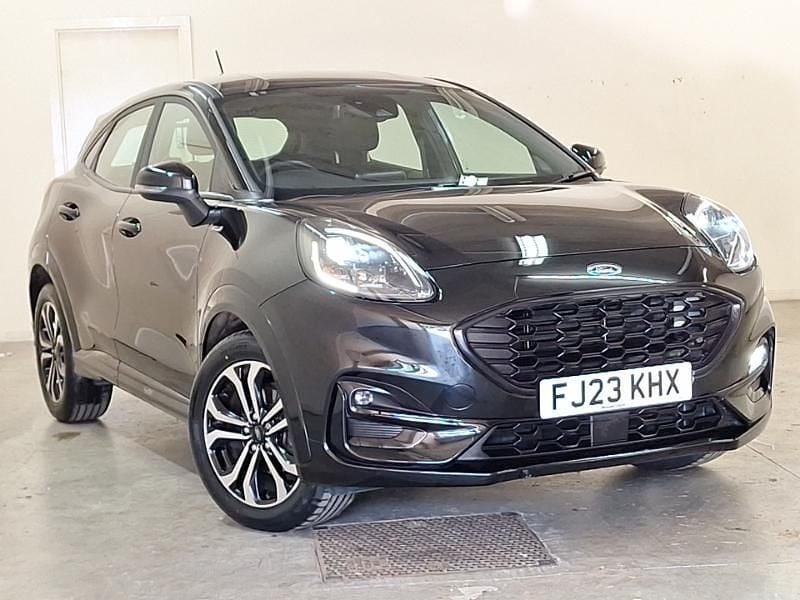 Black Used 2023 Ford Puma ST-Line Hatchback | £16,998 (Fair price) - Image 1/4