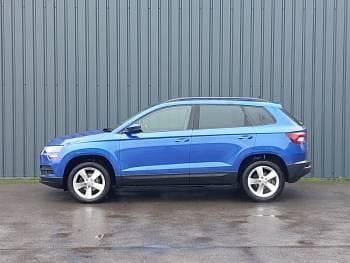 Used Skoda Karoq SE 116 HP (85 kW) 2020 Blue SUV