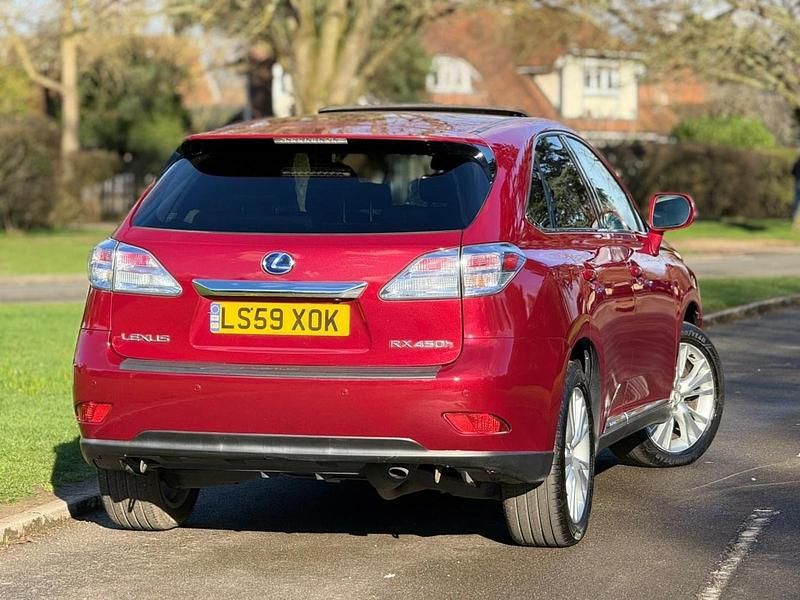 Used Lexus RX450h 2009 Red SUV