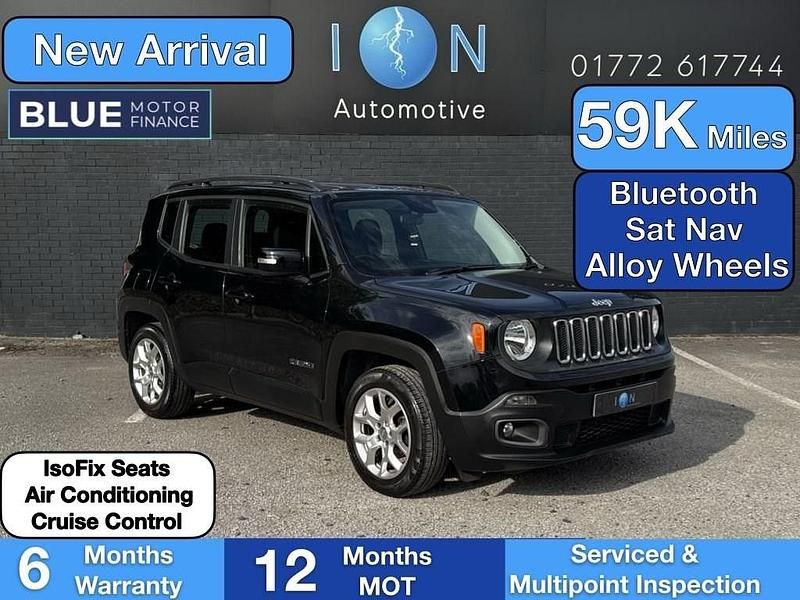 Black Used 2015 Jeep Renegade Longitude SUV | £7,495 (Fair price) - Image 1/4