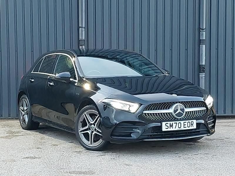 Black Used 2020 Mercedes A250 AMG Line Premium Hatchback | £18,298 (Fair price) - Image 1/4