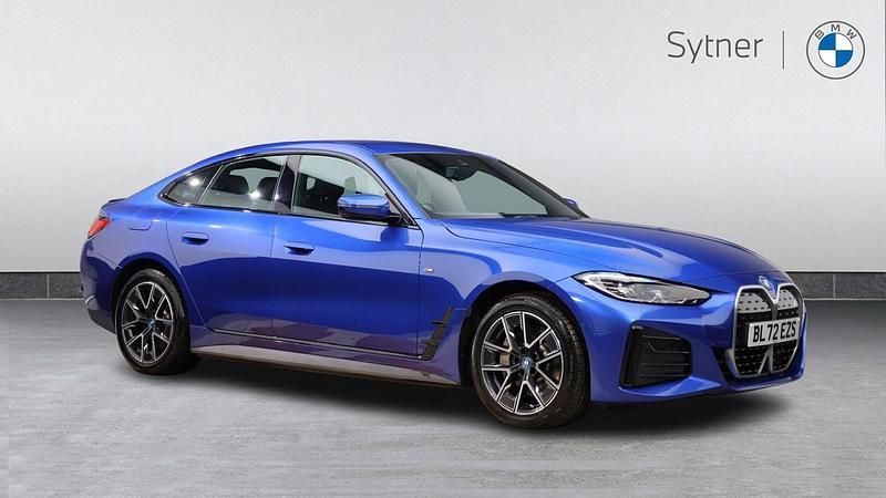 Used BMW i4 M Sport 246 kW (335 HP) 2022 Blue Sedan