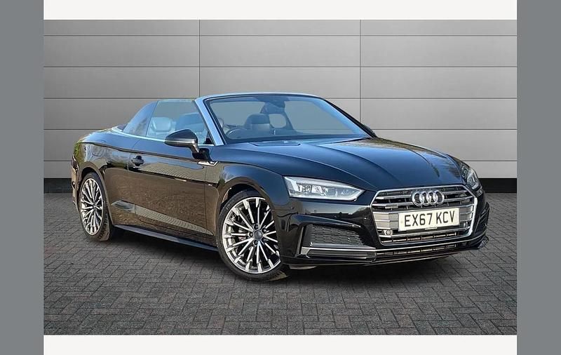 Used Audi A5 Cabriolet S-Line 218 HP (160 kW) 2017 Black Cabriolet