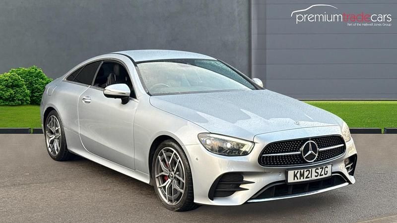 Silver Used 2021 Mercedes E220 AMG Line Premium Coupe | £25,499 (Fair price) - Image 1/2