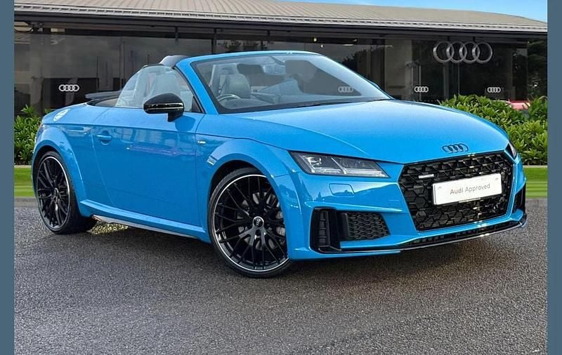 Blue Used 2023 Audi TT Roadster Black Edition Cabriolet | £34,990 (Expensive) - Image 1/4