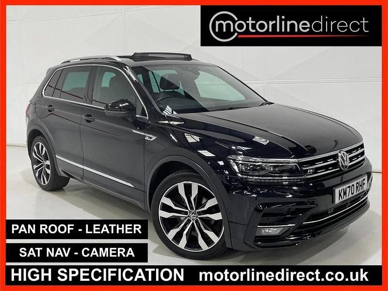 Used VW Tiguan R-line 150 HP (110 kW) 2020 Black SUV