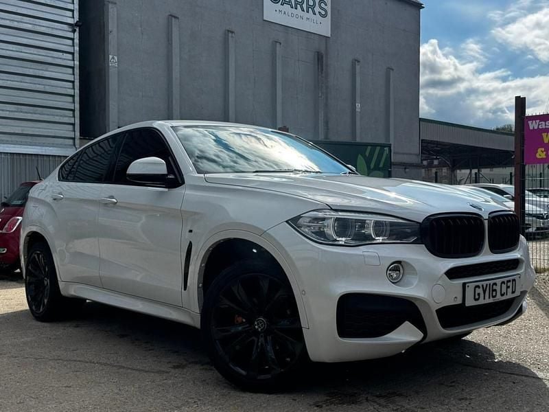 White Used 2016 BMW X6 M Sport SUV | £19,600 (Good price) - Image 1/4