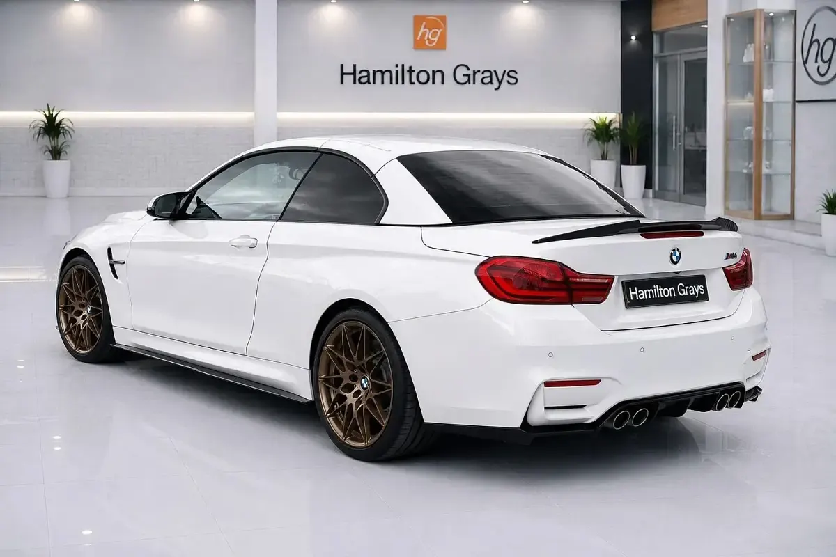Used BMW M4 Cabriolet Comfort Edition 431 HP (317 kW) 2017 White Cabriolet