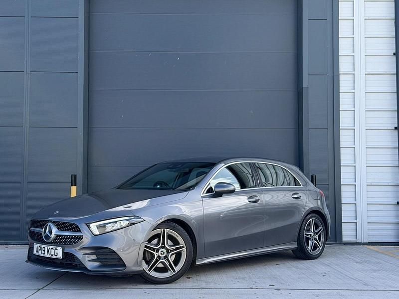 Used Mercedes A200 AMG Line Premium 163 HP (119 kW) 2019 Grey Hatchback