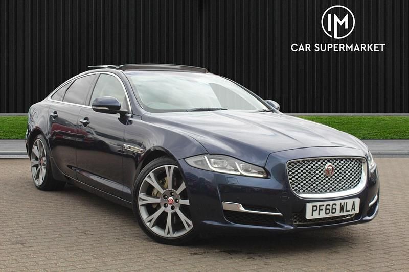 Blue Used 2016 Jaguar XJ Portfolio Sedan | £15,385 (Fair price) - Image 1/4