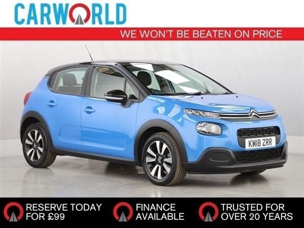 Blue Used 2018 Citroën C3 Feel Hatchback | £7,700 (Good price) - Image 1/1