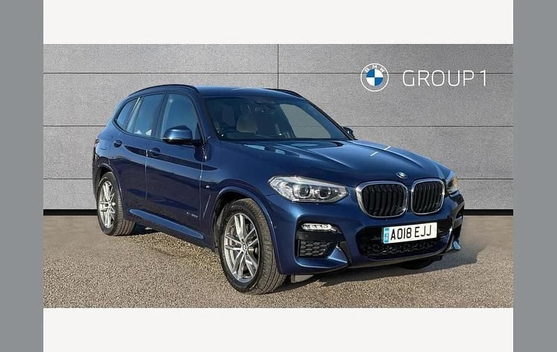 Phytonic blue metallic paint Used 2018 BMW X3 M Sport SUV | £21,938 (Fair price) - Image 1/4