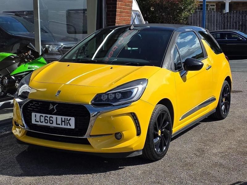 Yellow Used 2016 DS Automobiles DS3 Cabriolet Prestige Cabriolet | £4,599 (Fair price) - Image 1/4