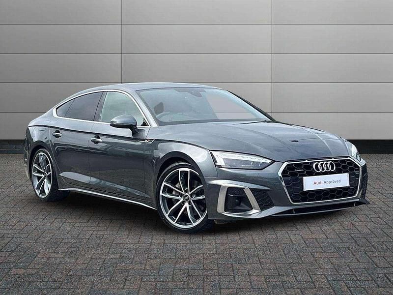 Grey Used 2023 Audi A5 Sportback S-Line Hatchback | £27,491 (Fair price) - Image 1/4