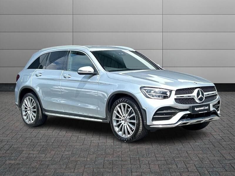 Silver Used 2022 Mercedes GLC300 AMG line SUV | £34,995 (Good price) - Image 1/4