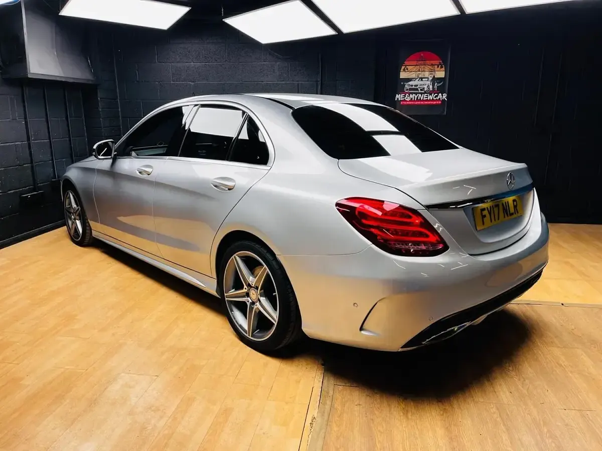 Used Mercedes C220 AMG line 2017 Silver Sedan