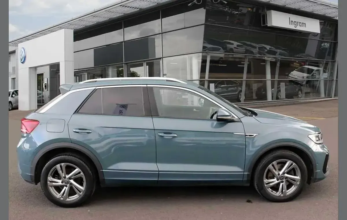 Used VW T-Roc R-line 150 HP (110 kW) 2023 Blue SUV