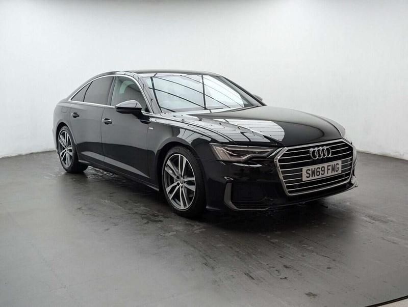 Used Audi A6 S-Line 204 HP (150 kW) 2019 Black Sedan