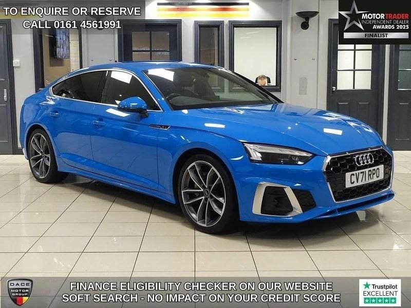 Blue Used 2021 Audi A5 Sportback S-Line Hatchback | £25,940 (A bit pricey) - Image 1/4