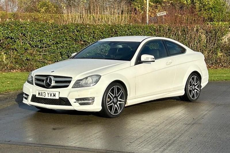 Used Mercedes C180 AMG 2013 White Coupe