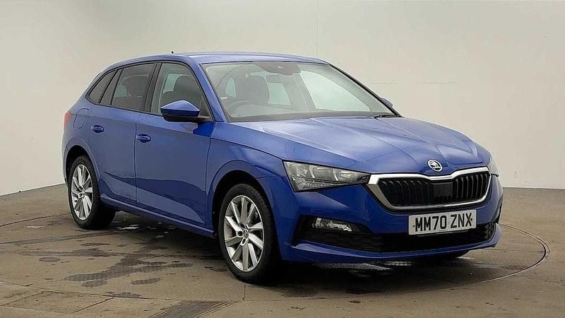 Energy blue Used 2021 Skoda Scala SE L Hatchback | £14,295 (Fair price) - Image 1/4