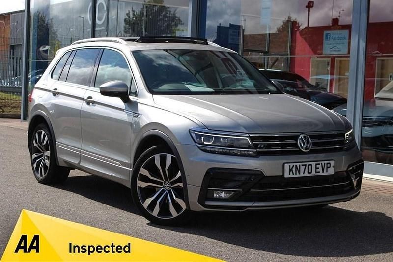 Silver Used 2020 VW Tiguan R-line SUV | £18,795 (Good price) - Image 1/4