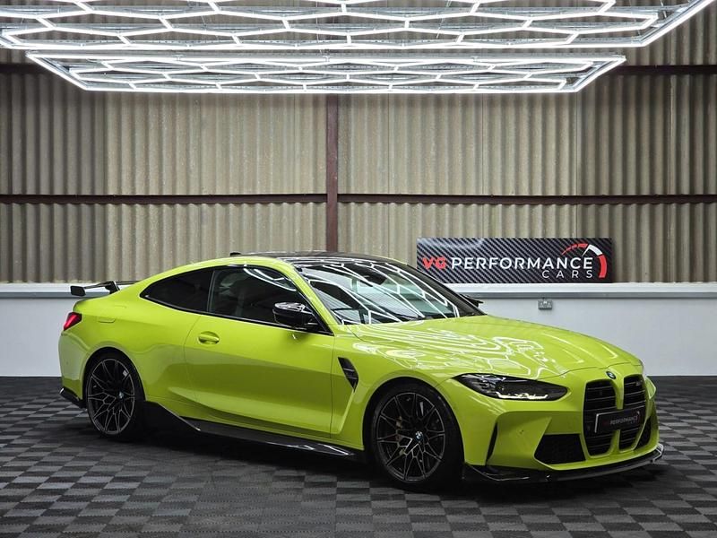 Yellow Used 2021 BMW M4 Competition Edition Coupe | £49,995 (Fair price) - Image 1/4