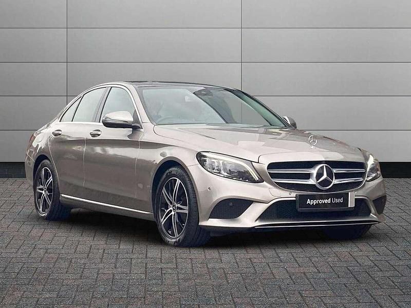 Silver Used 2019 Mercedes C220 Premium Plus Sedan | £18,295 (Fair price) - Image 1/2