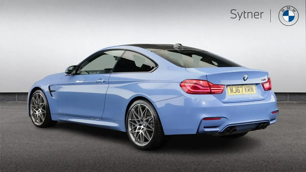 Used BMW M4 Competition Edition 444 HP (326 kW) 2017 Blue Coupe