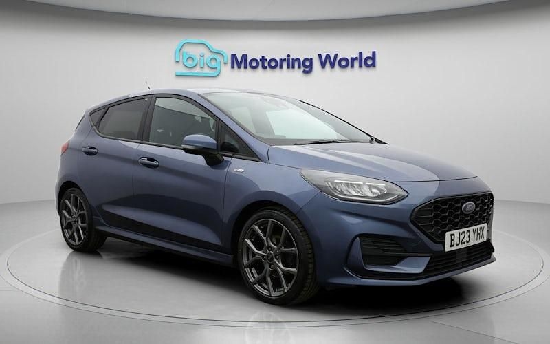 Used Ford Fiesta ST-Line 101 HP (74 kW) 2022 Blue Hatchback