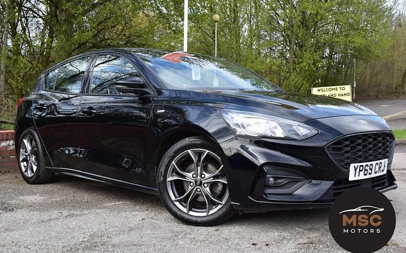Used Ford Focus ST-Line 125 HP (91 kW) 2019 Black Hatchback