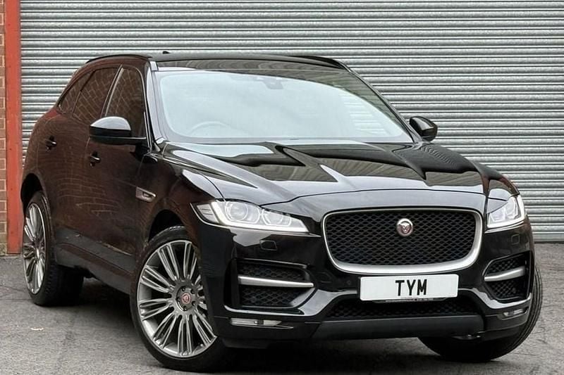 Black Used 2018 Jaguar F-Pace R-Sport SUV | £13,995 (Fair price) - Image 1/1