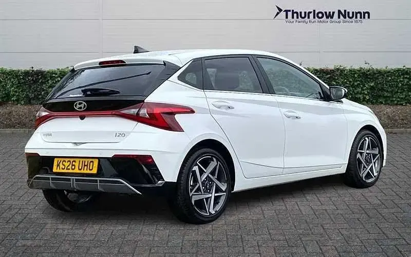 New Hyundai i20 Premium 101 HP (74 kW) 2026 Atlas white Hatchback