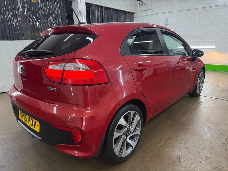 Used Kia Rio 2015 Red Hatchback