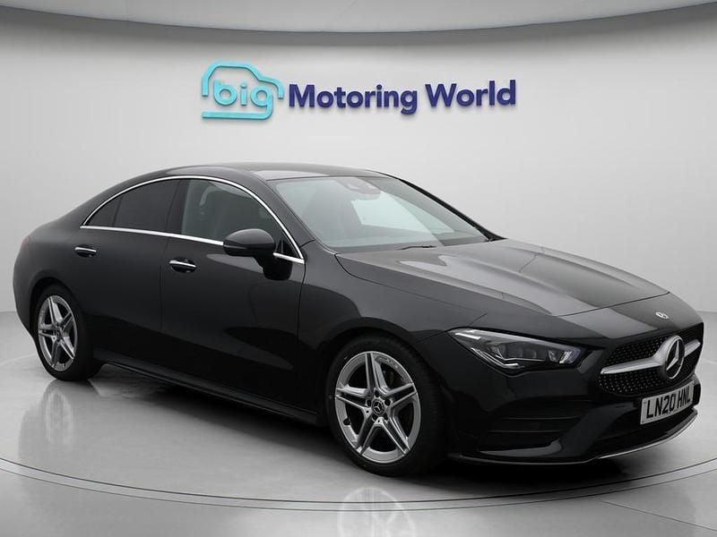 Black Used 2020 Mercedes CLA180 AMG Line Premium Plus Sedan | £22,300 (Good price) - Image 1/4