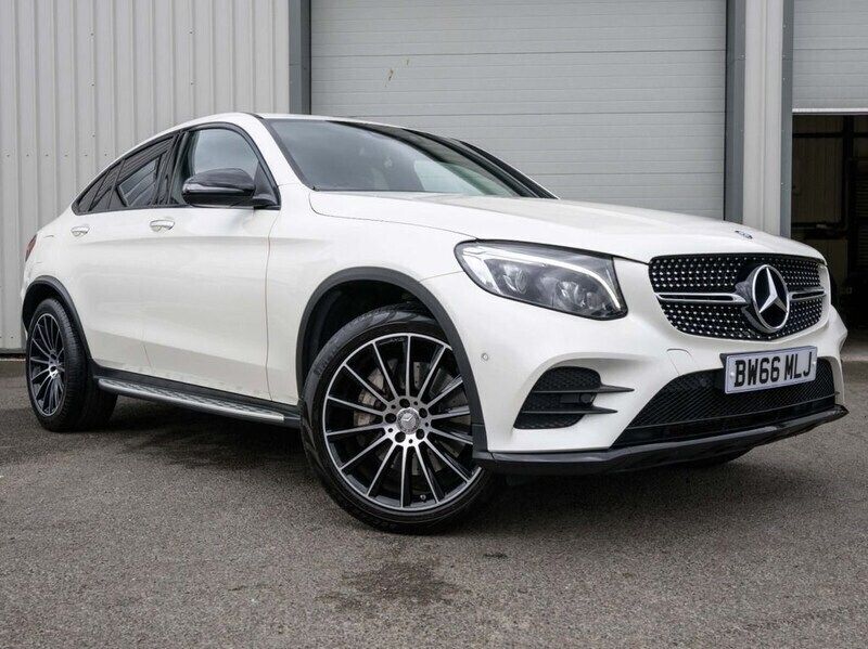 White Used 2016 Mercedes GLC250 AMG line Coupe | £18,990 (Fair price) - Image 1/4