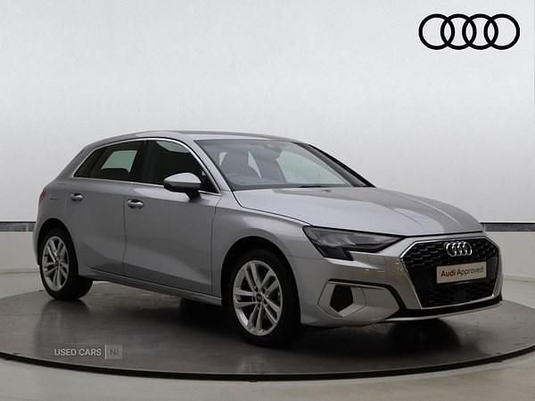 Silver Used 2024 Audi A3 Sport Hatchback | £23,490 (Fair price) - Image 1/4