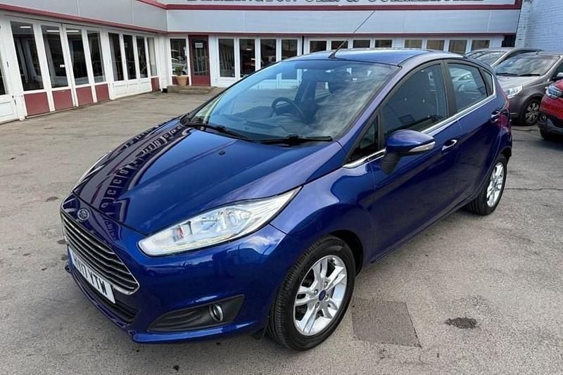 Used Ford Fiesta Zetec 100 HP (73 kW) 2017 Blue Hatchback