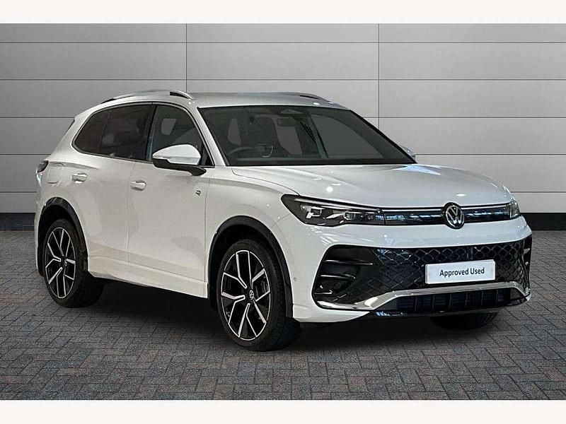 White Used 2025 VW Tiguan R-line SUV | £35,990 (A bit pricey) - Image 1/3