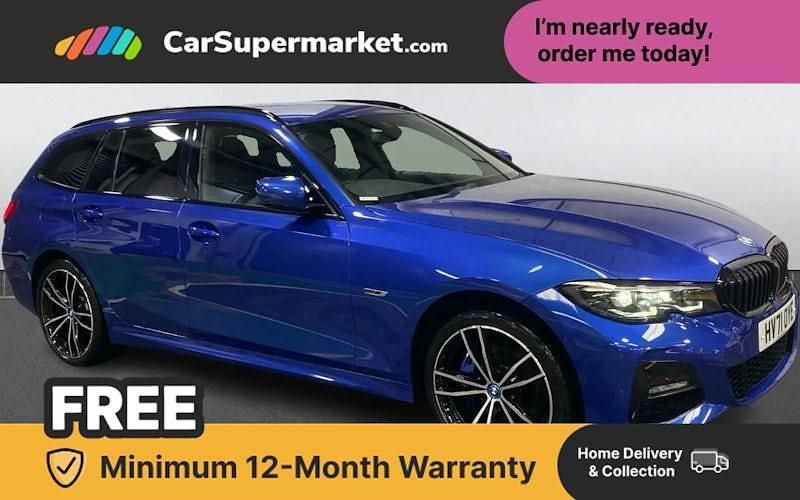 Used BMW 330e M Sport 292 HP (214 kW) 2021 Blue Estate