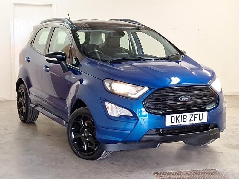 Used Ford Ecosport ST-Line 125 HP (91 kW) 2018 Blue SUV