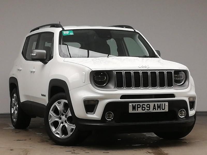 White Used 2019 Jeep Renegade Limited SUV | £12,998 (Fair price) - Image 1/4