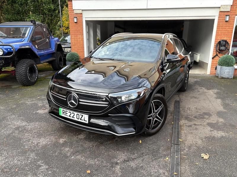 Black Used 2022 Mercedes EQA350 AMG line SUV | £17,950 (Fair price) - Image 1/4