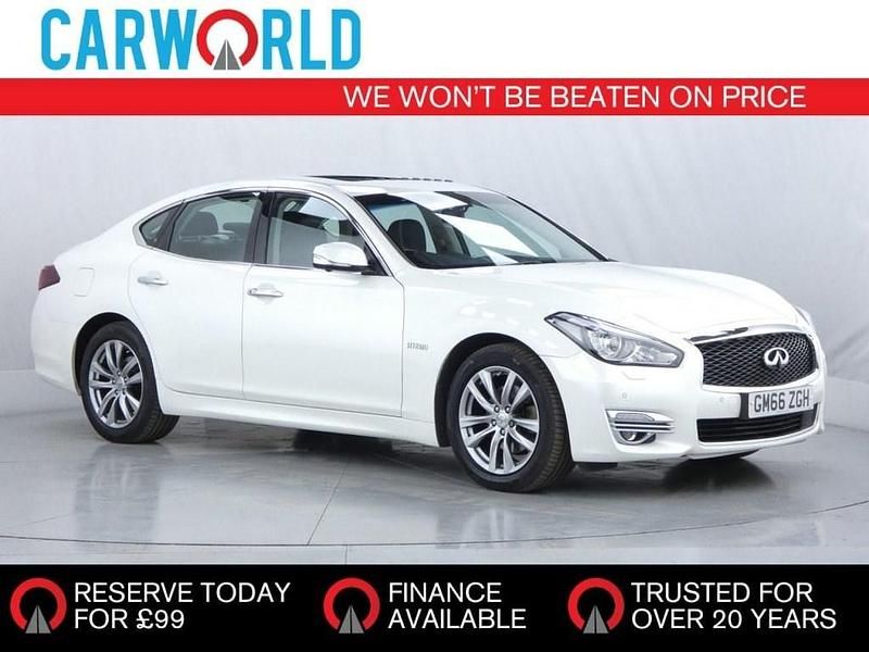White Used 2017 Infiniti Q70 Premium Sedan | £12,490 - Image 1/3