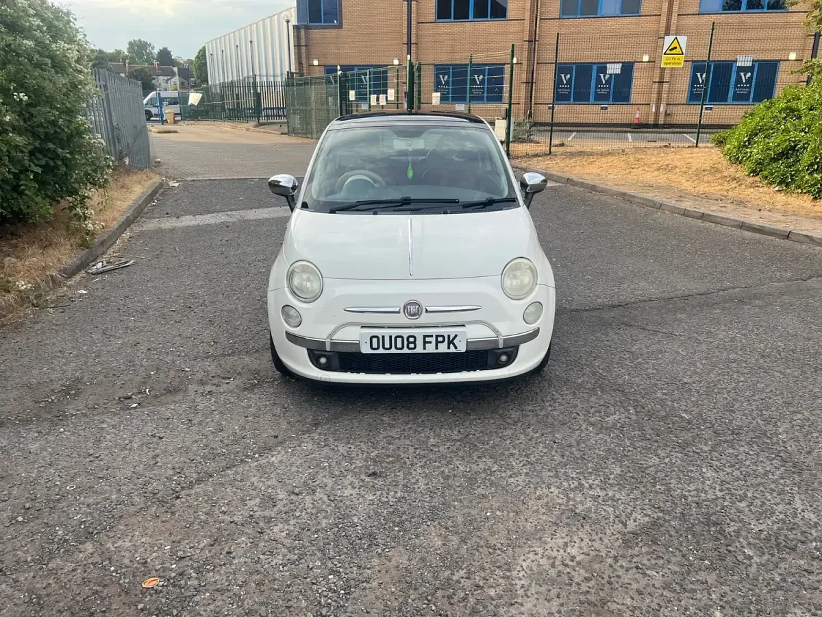 Used Fiat 500 Lounge 2008 White Hatchback