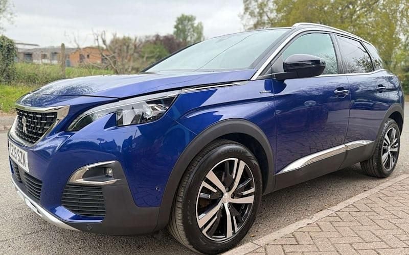 Used Peugeot 3008 GT-line 131 HP (96 kW) 2019 Blue SUV