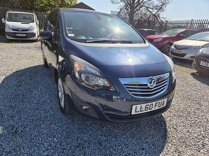 Used Vauxhall Meriva 100 HP (73 kW) 2010 Blue MPV