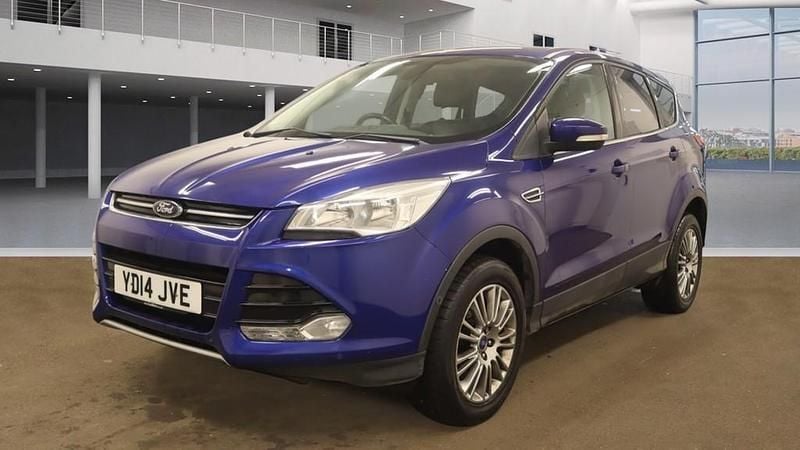 Used Ford Kuga Titanium 140 HP (102 kW) 2014 Impact blue pearl SUV