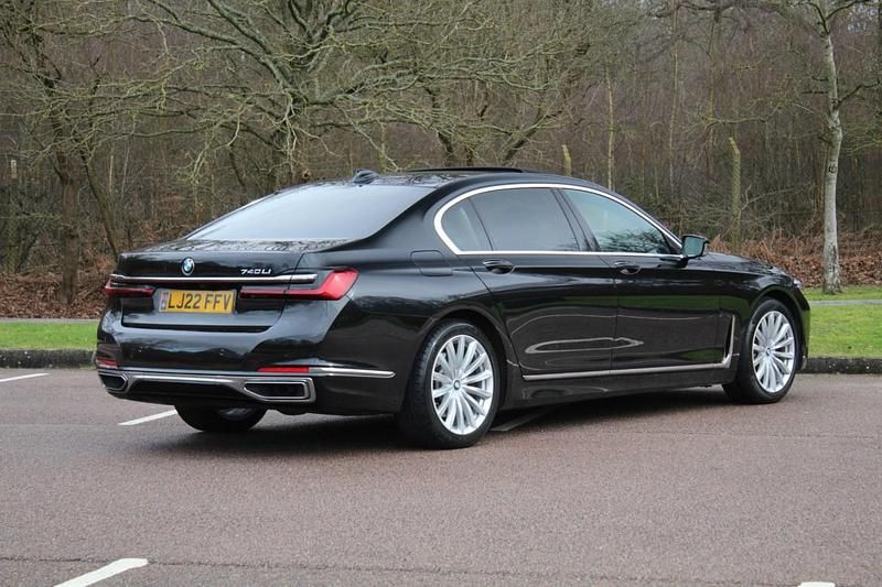 Used BMW 740L Comfort Edition 2022 Black Sedan